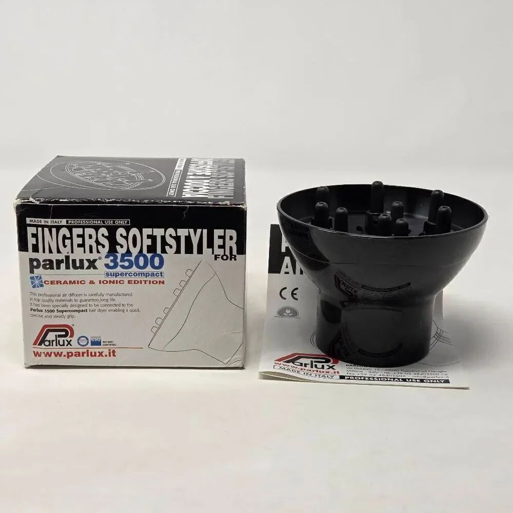 PARLUX 3500 SUPERCOMPACT DIFFUSER FINGERS SOFTSTYLER CERAMIC & IONIC EDITION
